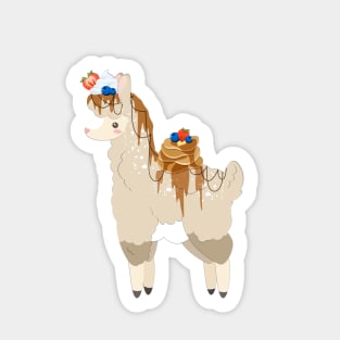 Pancake Stack Llama Sticker